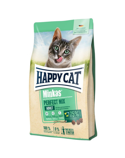 HAPPY CAT Minkas Perfect Mixas Zivis, vistas un jēra gaļa 10 kg