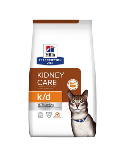 HILL'S Prescription Feline Diet k/d kaķiem 8 kg