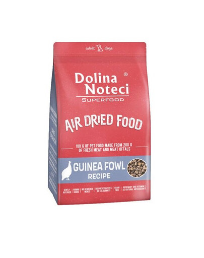 DOLINA NOTECI Superfood Žāvēta pērļu vistiņu suņu barība 1kg