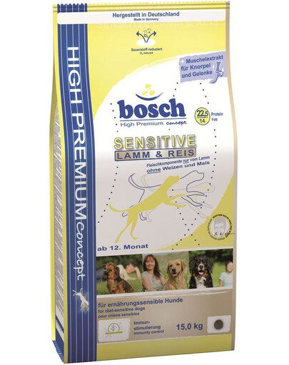 BOSCH Sensitive - l&r (Lamb&Rice) 15 kg