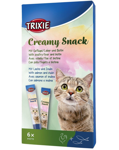Trixie Creamy Snacks kārumi kaķiem 6 gab.