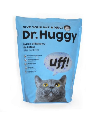DR HUGGY Premium silikona kaķu pakaiši 3,8L bez aromāta