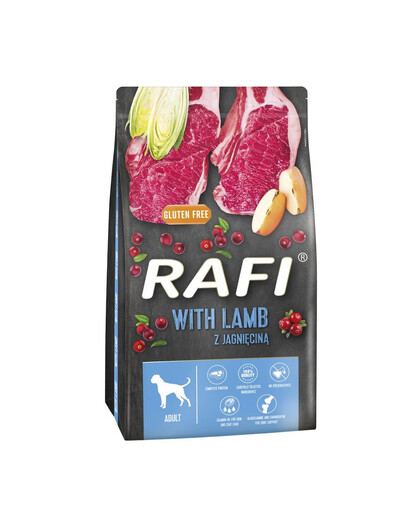 RAFI Sausā barība suņiem ar jēra gaļu 10kg