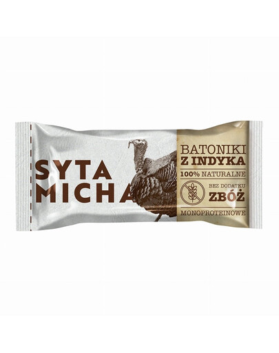 SYTA MICHA Batoniki z indyka dla psa 25g