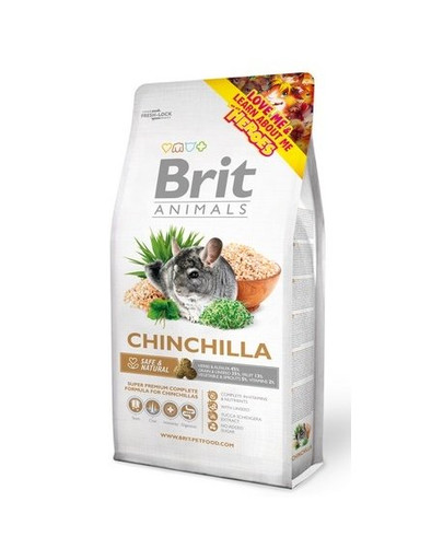 BRIT Animals Chinchilla Complete 1,5 kg Šinšillu barība