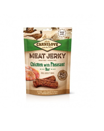 CARNILOVE Jerky Vistas gaļa ar fazānu 100g