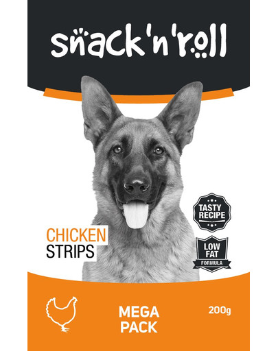 SNACK & ROLL Chicken Strips vistas gaļas strēmelītes 200 g