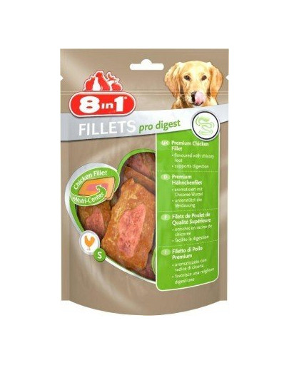 8IN1 Fillets Pro Digest S Kārumi ar vistas gaļu, 80 g
