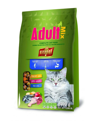 Vitapol kaķu barība Adult 0,4 kg