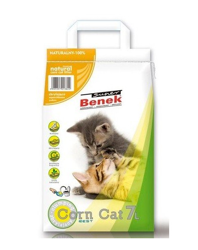 Benek Super Corn Cat Corn kukurūzas pakaiši 7 l