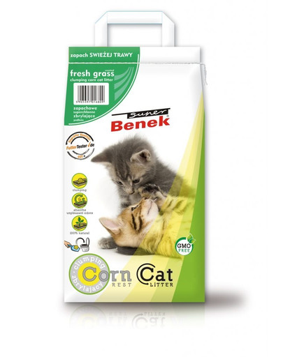 BENEK Super Corn Cat "Svaiga zāle" 14 L