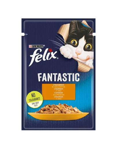 FRISKIES FANTASTIC vištiena drebučiuose  85g kačių drėgnas maistas