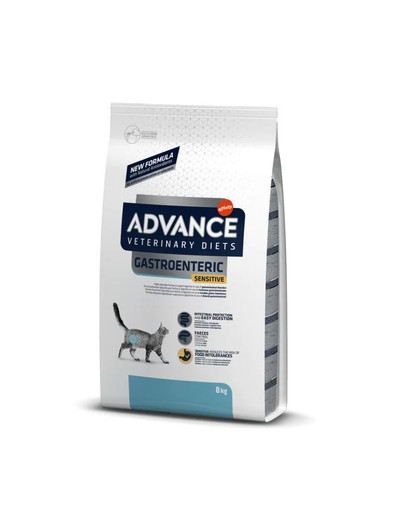 ADVANCE DIET Gastroenteric Sensitive 8 kg kaķiem ar paaugstinātu jutību pret barību
