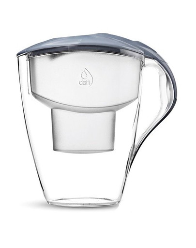DAFI Astra Unimax Led Sensor ūdens filtra krūze 3,0 l ar LED indikatoru + filtrs, tērauda krāsā