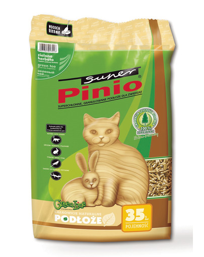 Benek Super Pinio granulas Green Tea 35 l