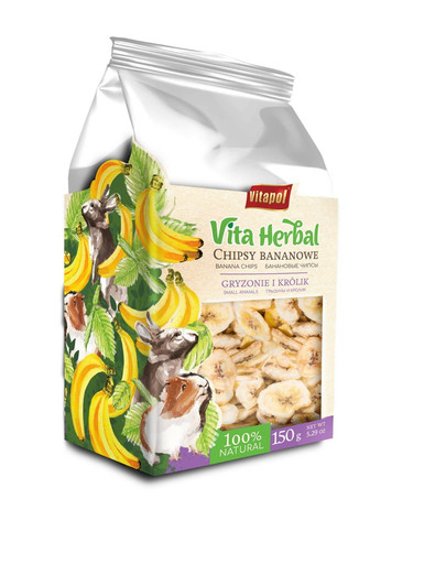 Vitapol banānu čipsi grauzējiem 150 g