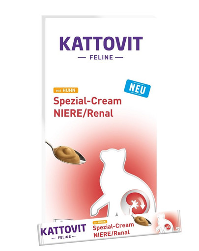 KATTOVIT Renal Cream 6x15g Vistas krējuma kaķu kārums