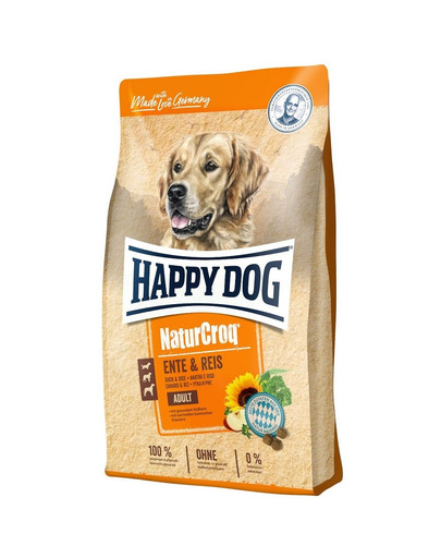 HAPPY DOG NaturCroq Pīle un rīsi 12 kg