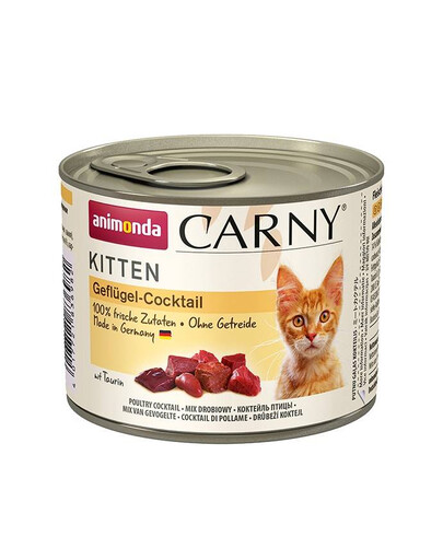 ANIMONDA Carny Kitten kaķu barība skārda 200g