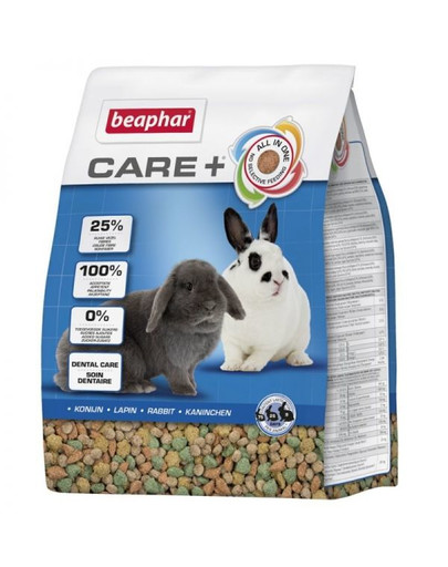 BEAPHAR Care+ Rabbit Trušu barība 250 g