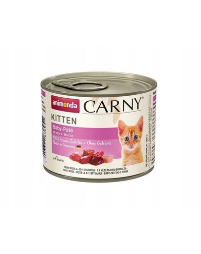 ANIMONDA Carny Kitten kaķu barība skārda 200g