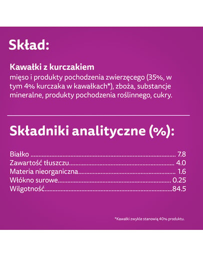 WHISKAS Adult maisiņš 85g mitrā barība pieaugušiem kaķiem vistas želejā