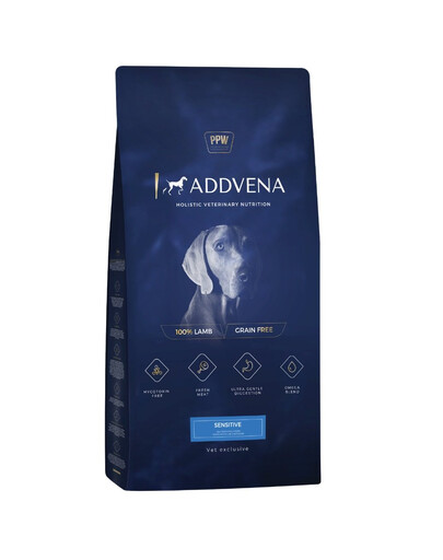 ADDVENA Sensitive 6 kg sausā barība jutīgiem suņiem