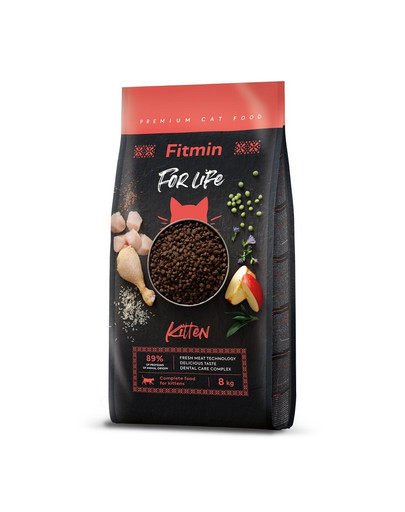 FITMIN Cat For Life Kitten 8 kg kaķēniem