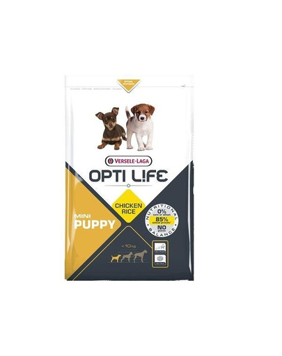 VERSELE-LAGA Opti Life Puppy Mini mazu un miniatūru šķirņu kucēniem Mājputni 2,5 kg