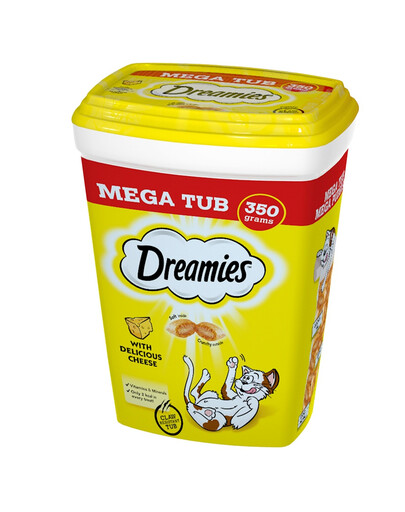DREAMIES Mega Box 2x350g Kaķu kārums ar gardu sieru