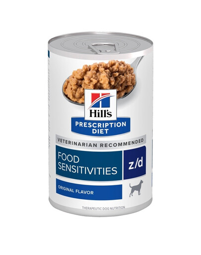 HILL'S Prescription Diet Canine z/d 370 g pārtikas produktu nepanesamība