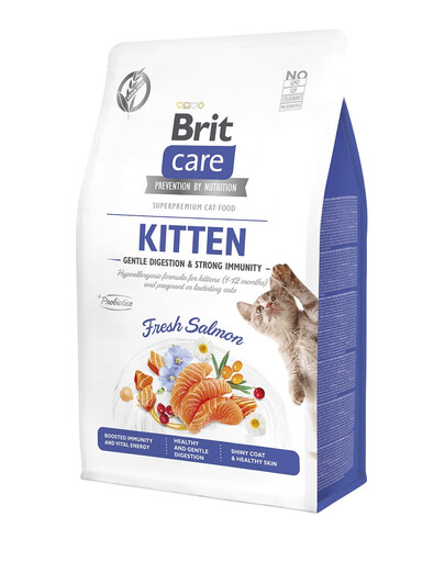 BRIT CARE Grain-Free Kitten Immunity 0.4 kg hipoalerģiska formula kaķēniem