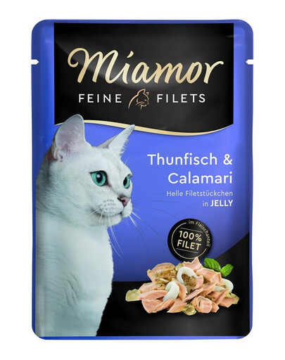 MIAMOR Feine Filets tunzivju un kalmāru maisiņš 12x100 g