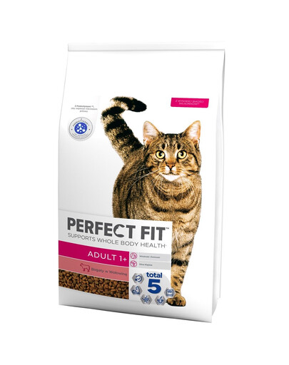 PERFECT FIT Adult 1+ Liellopu gaļai bagāta 7 kg sausā pilnvērtīgā barība pieaugušiem kaķiem