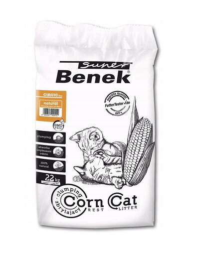 BENEK Super kukurūzas kaķu pakaiši 22 kg (35L)