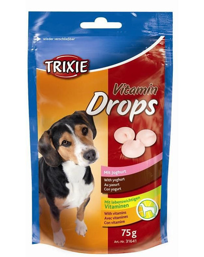 Trixie Vitamin Drops su jogurtu 75 g maišelis