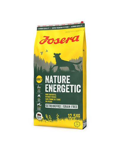 JOSERA Nature Energetic 12,5kg pieaugušiem aktīviem suņiem