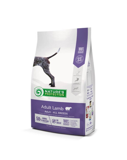 NATURES PROTECTION Adult Lamb All breed dog 12 kg ar jēra gaļu suņiem