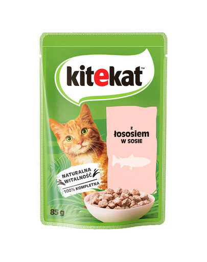 KITEKAT Lasis mērcē 28x85 g pieaugušiem kaķiem