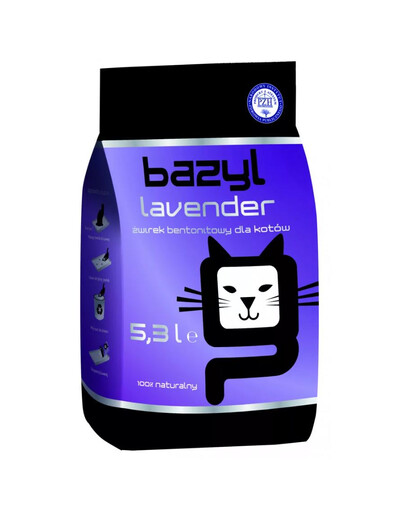 BAZYL Lavender Premium 5,3L Benit pakaišu kaķiem
