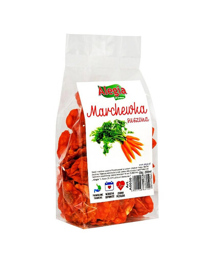 ALEGIA Kaltēti burkāni grauzējiem un trušiem 60g