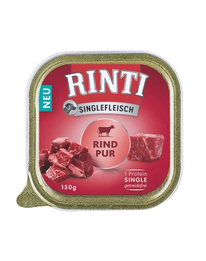 RINTI Singlefleisch Beef ar liellopu gaļu 150g