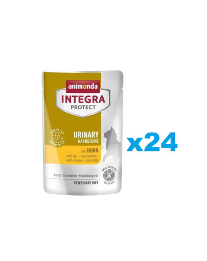 ANIMONDA Integra Protect Urinary Struvit with Chicken 24x85 g ar vistas gaļu