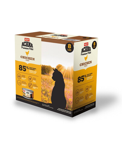 ACANA Premium Pate Vistas pastēte kaķiem 8 x 85 g