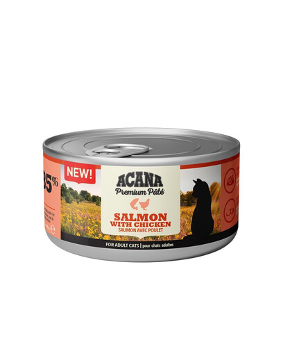 ACANA Premium pastēte Laša un vistas gaļa kaķiem8 x 85 g