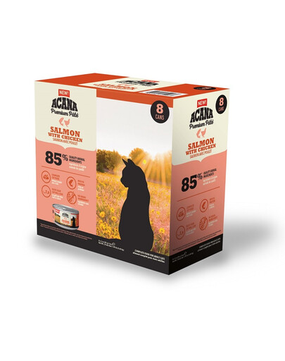 ACANA Premium pastēte Laša un vistas gaļa kaķiem 24 x 85 g