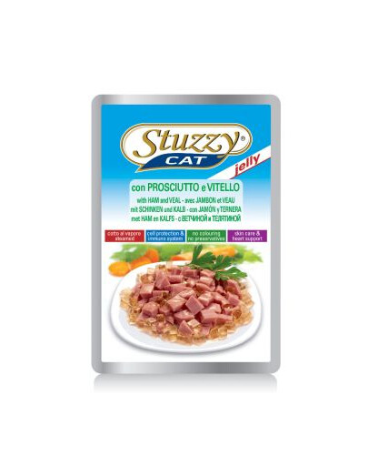 Stuzzy Ham Veal - ar šķiņķi un teļa gaļu želejā 100 g