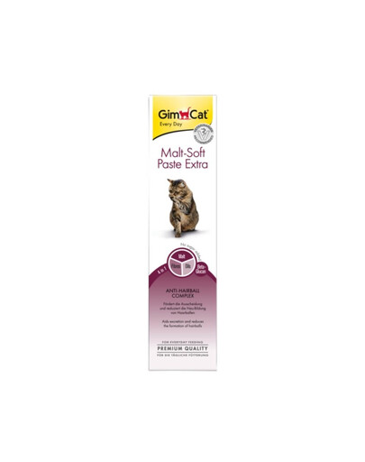 GIMCAT Every Day Malt-Soft Paste Extra 20 g kaķu caurejas pasta