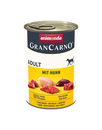 ANIMONDA Grancarno 400 g bez graudu konservu suņu barība