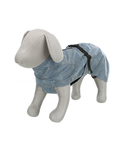 TRIXIE Lunas lietusmētele S 33 cm sudraba/zilā krāsā